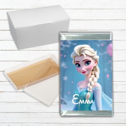 Chocolat personnalisé reine des neiges
