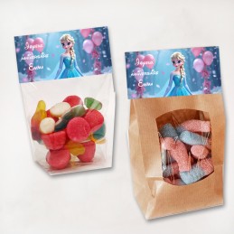 Sachet de bonbon personnalisé Reine des neiges