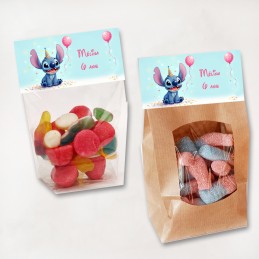 Sachet de bonbon personnalisé Stitch