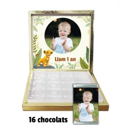 Chocolat personnalisé Le roi lion