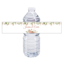 Etiquette bouteille eau mariage personnalisée