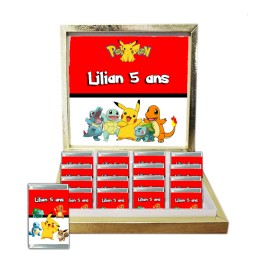 Chocolat Pokemon personnalisé