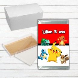 Chocolat personnalisé Pokemon