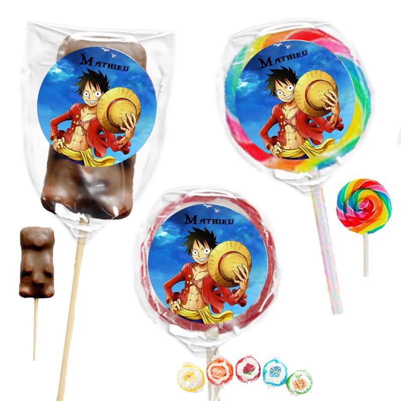 Sucette One Piece personnalisée Sucette One Piece personnalisée