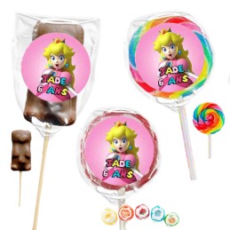 Sucette Peach personnalisée