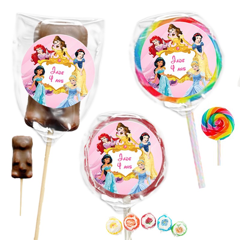 Sucette princesses Disney personnalisée Sucette princesses Disney personnalisée