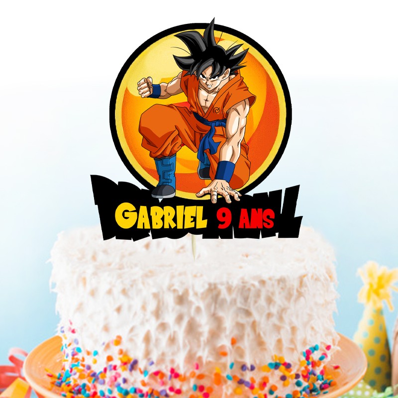 Topper Drago Ball Z personnalisé Topper Drago Ball Z personnalisé