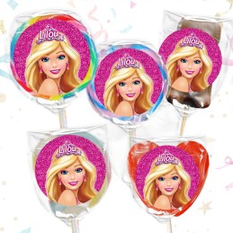 Sucette Barbie personnalisée