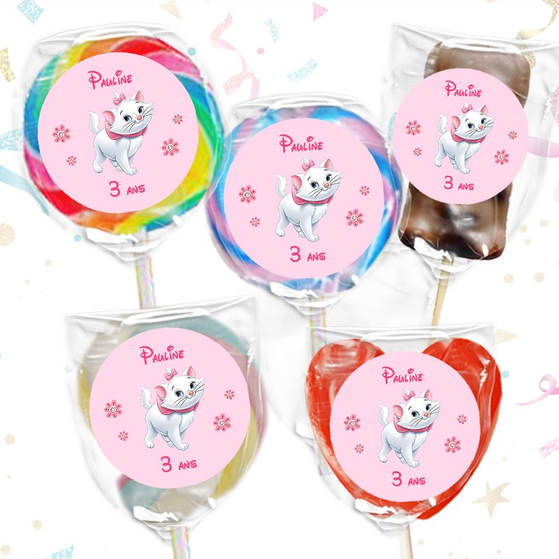 Sucette Marie Aristochat personnalisée avec prénom