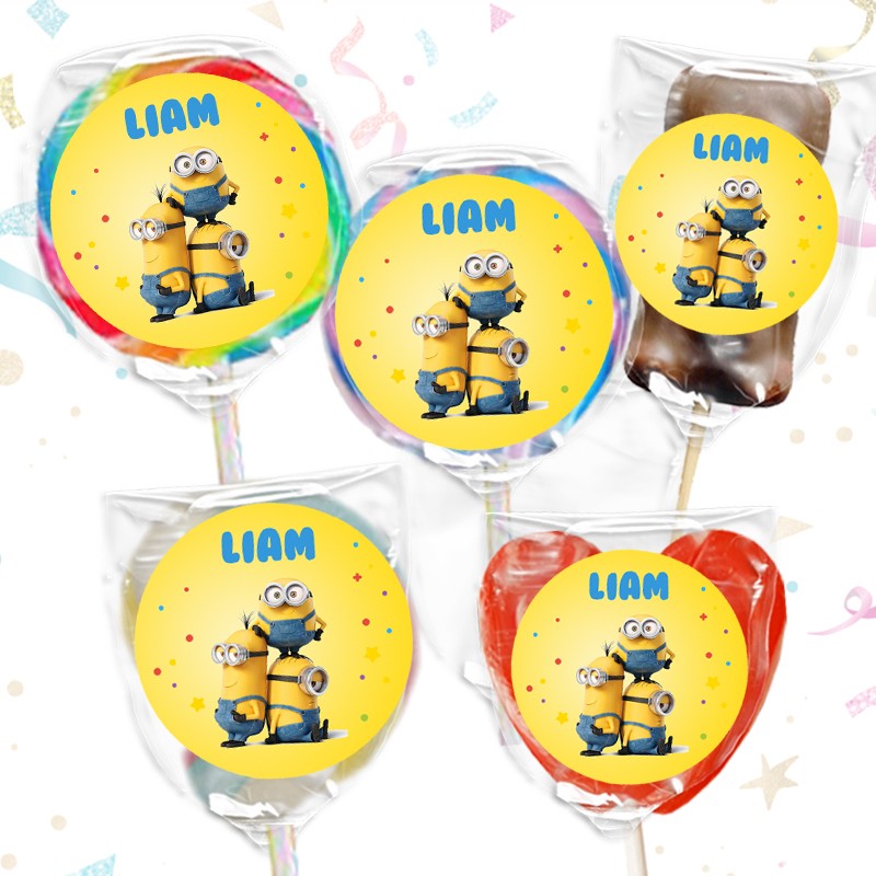 Sucette Minions personnalisée Sucette Minions personnalisée