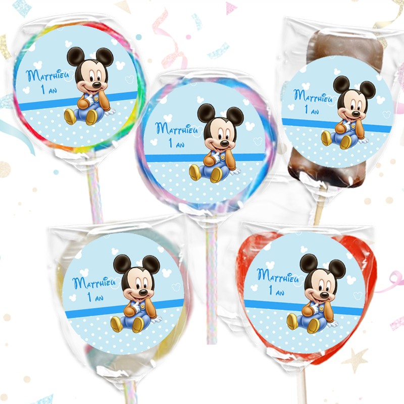 Sucette Mickey personnalisée Sucette Mickey personnalisée