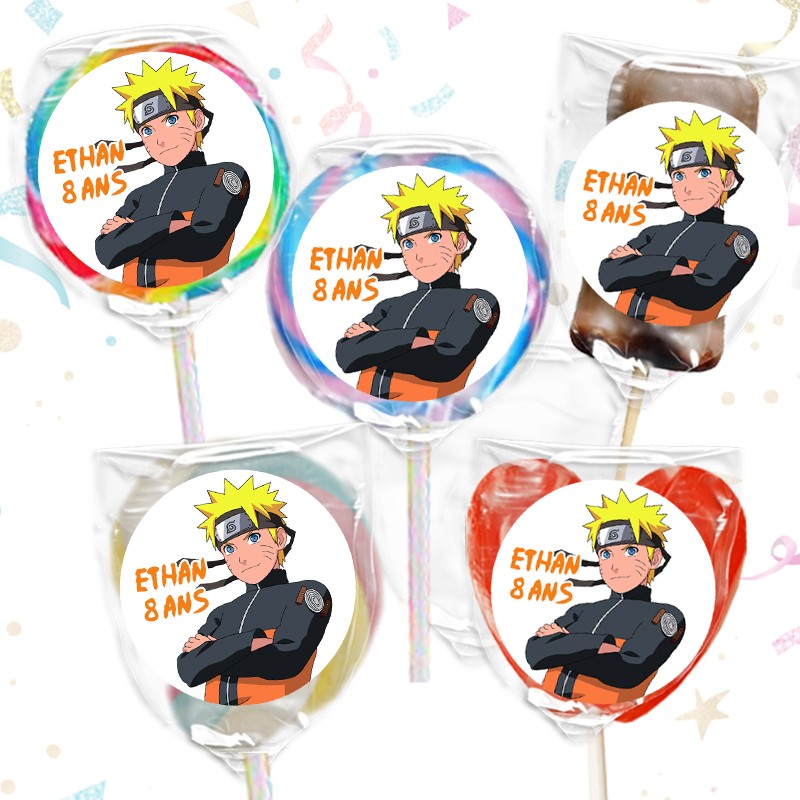 Sucette Naruto personnalisée Sucette Naruto personnalisée