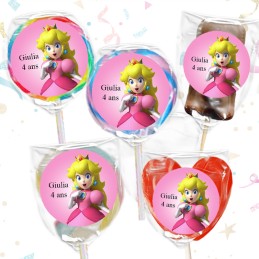 Sucette Peach personnalisée