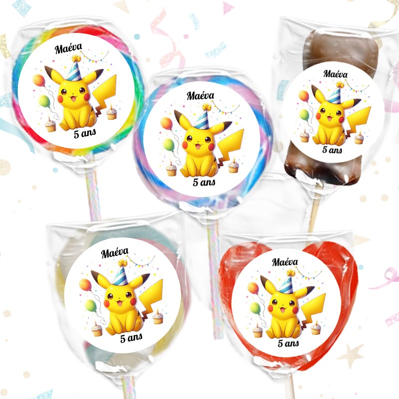 Sucette Pokemon personnalisée Sucette Pokemon personnalisée