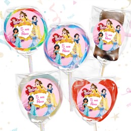 Sucette princesses personnalisée