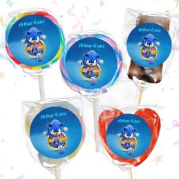 Sucette Sonic personnalisée