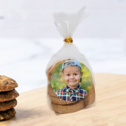 Sachet biscuit personnalisé avec photo