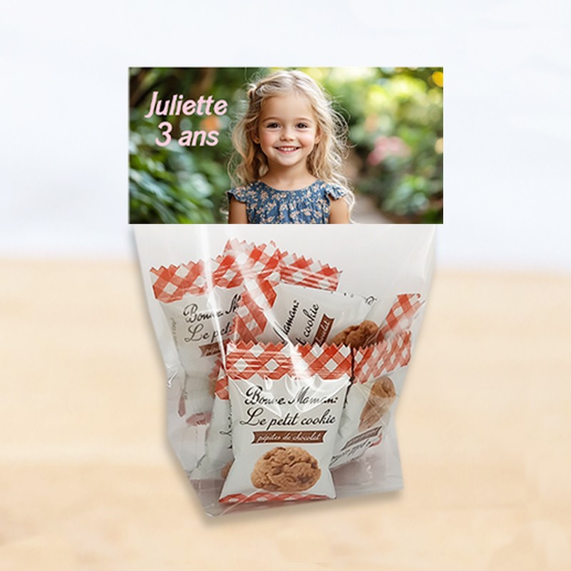 Sachet de biscuit personnalisé