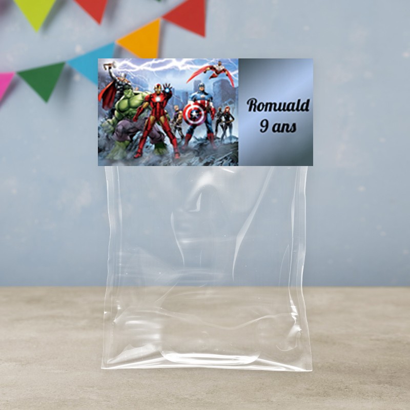 Sachet de bonbon Avengers