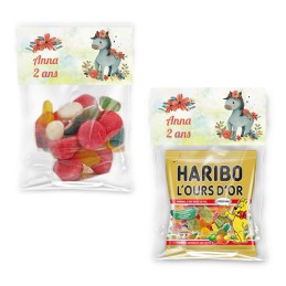 Sachet de bonbon personnalisé cheval
