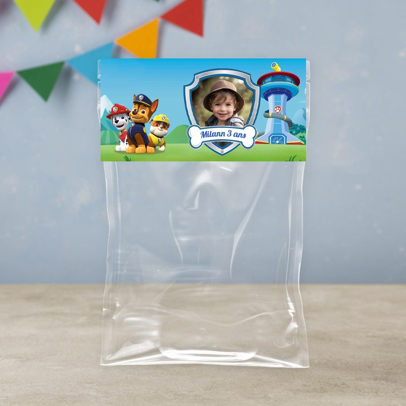 Sachet de bonbon Pat patrouille