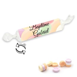 Rouleaux bonbons dextrose personnalisés