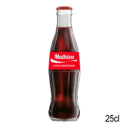 Etiquette Coca Cola personnalisée