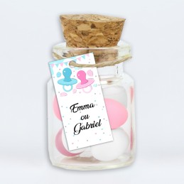 Etiquette dragée personnalisée