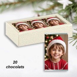 Carré de chocolat personnalisé