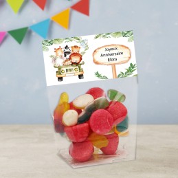 Sachet de bonbon personnalisé Safari