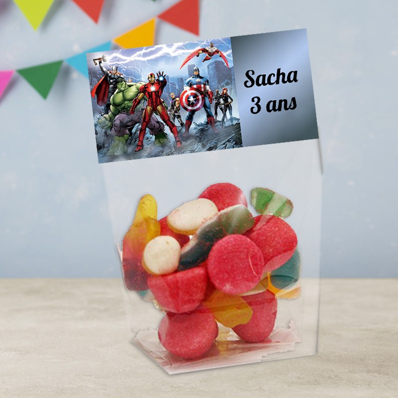 Sachet de bonbon Avengers