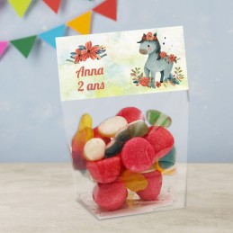 Sachet de bonbon personnalisé poney
