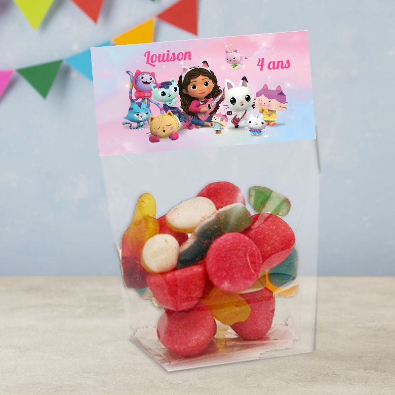 Sachet de bonbon Gabby personnalisé
