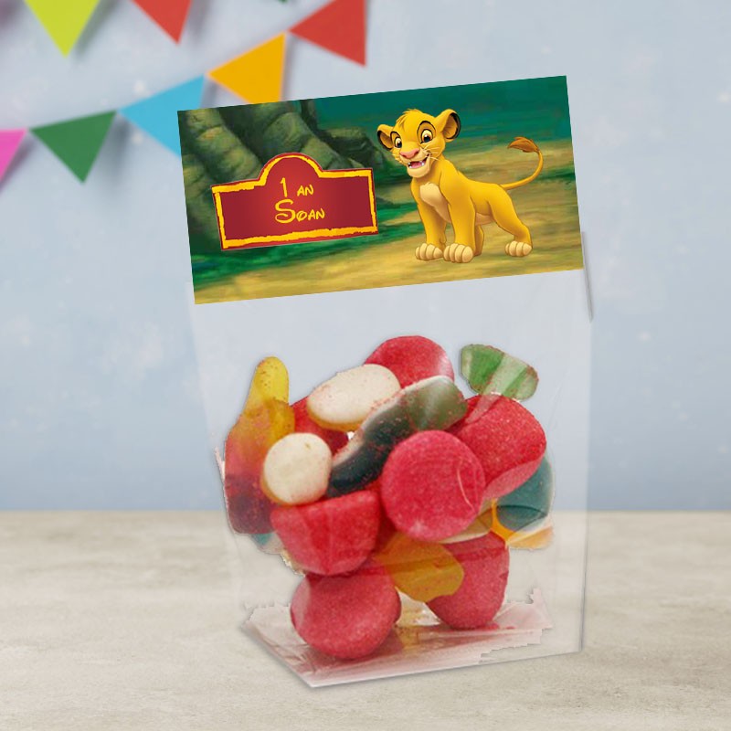 Sachet de bonbons Le roi lion