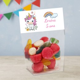 Sachet de bonbons Licorne