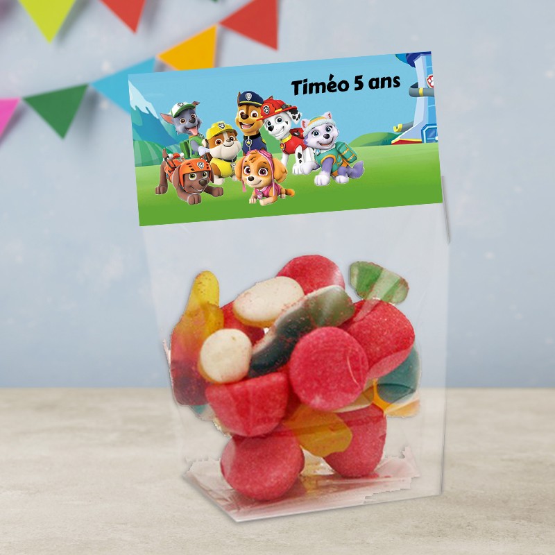 Sachet de bonbon Pat Patrouille Sachet de bonbon Pat Patrouille