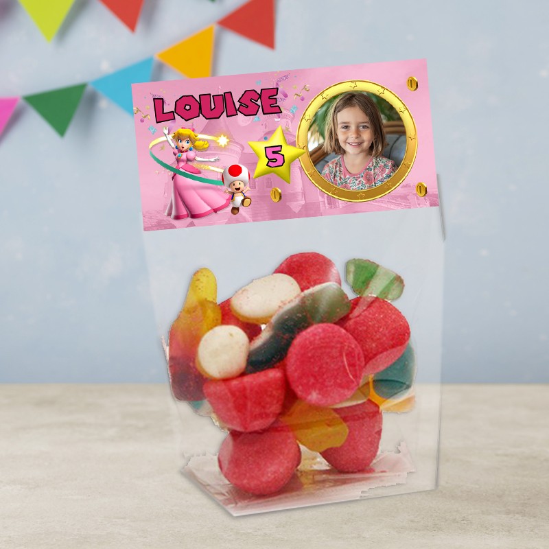 Sachet de bonbon princesse Mario
