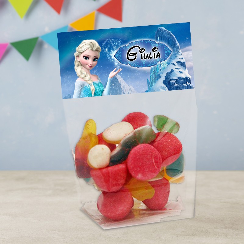 Sachet de bonbon reine des neiges