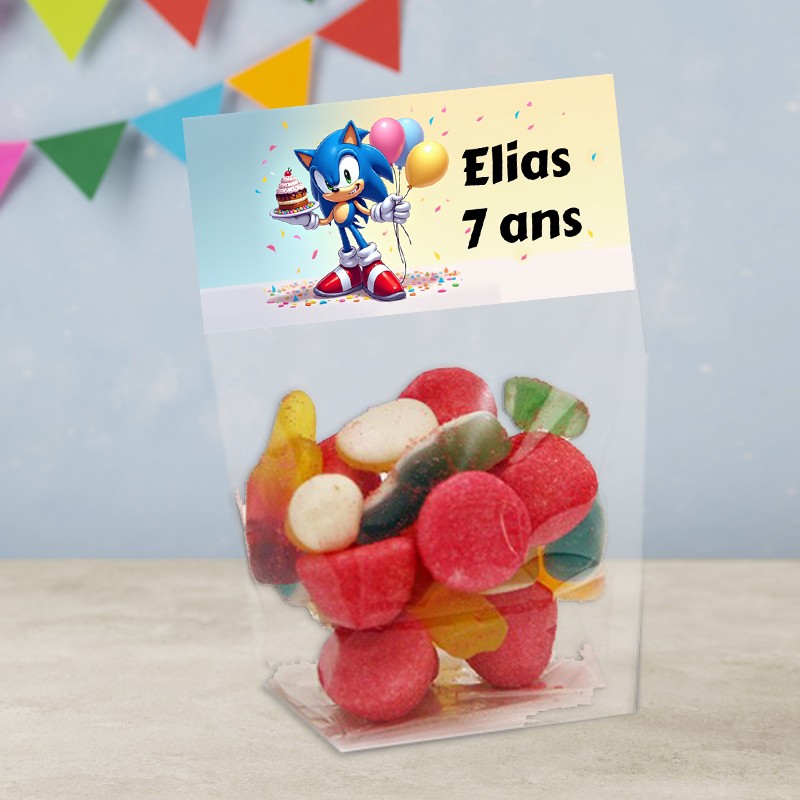 Sachet de bonbon Sonic