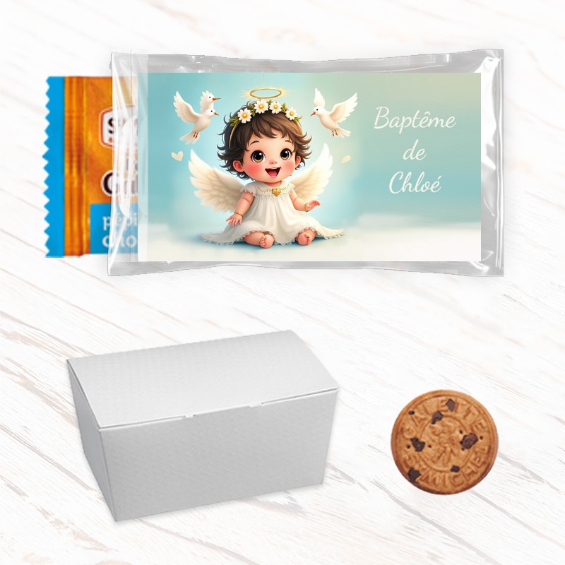 Biscuit personnalisé baptême