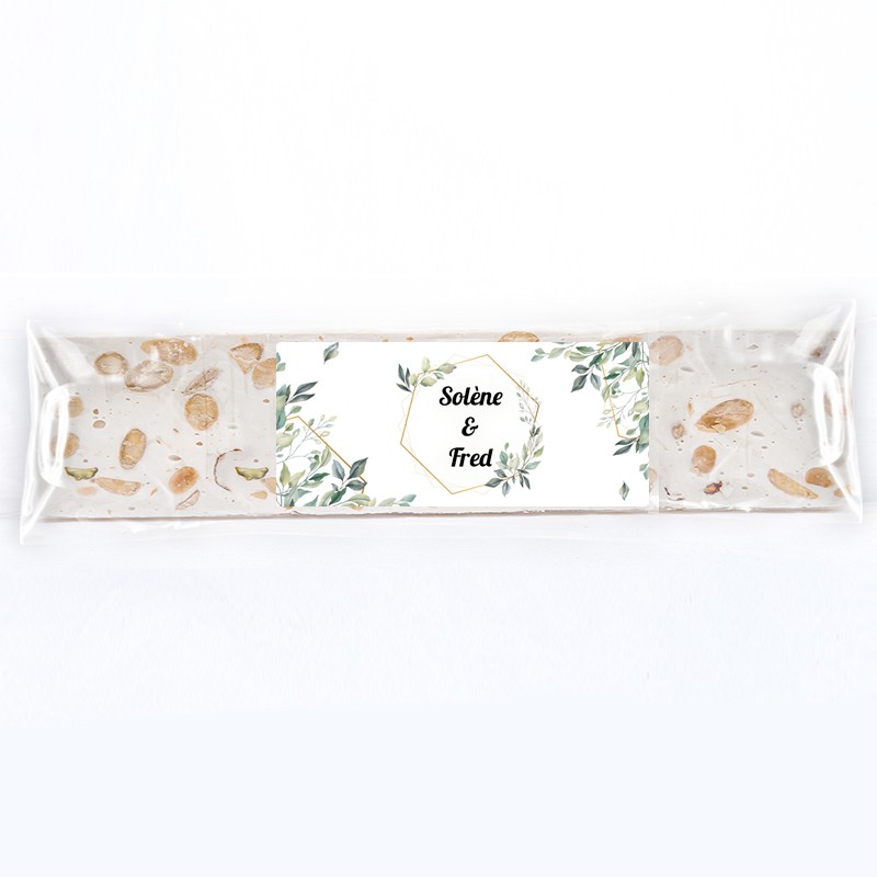 Nougat mariage personnalisé