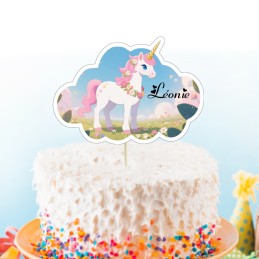 Cake topper licorne...