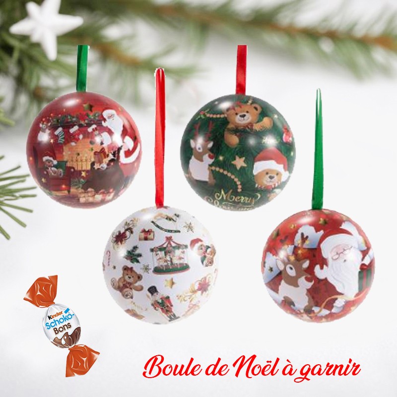 Boule de Noël à garnir