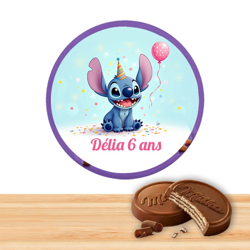 Milka choco supreme personnalisé Stitch