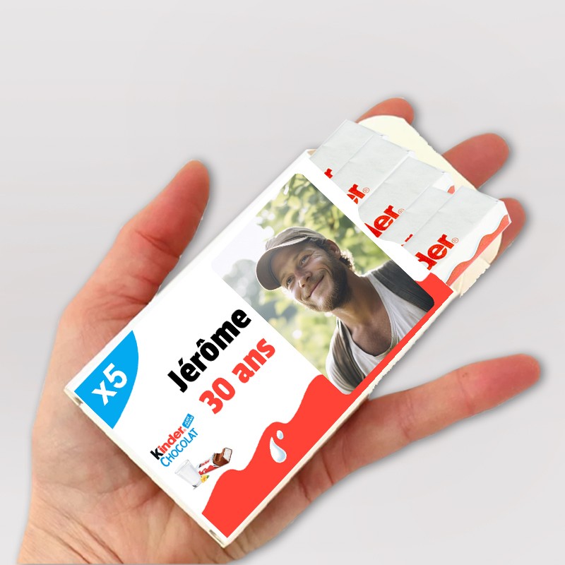 Kinder chocolat personnalisé
