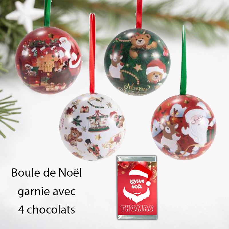 Chocolat Noël personnalisé
