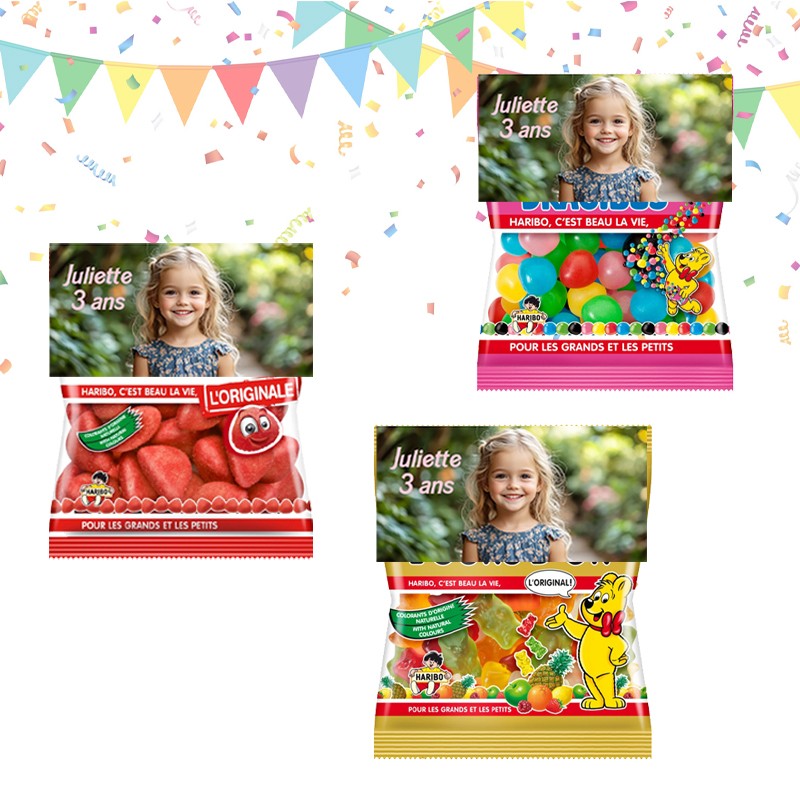 Sachet de bonbon personnalisé