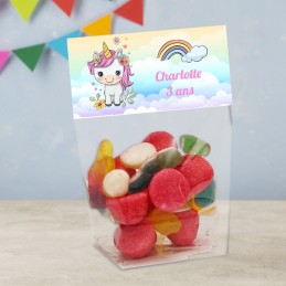 Sachet de bonbon licorne