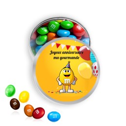 Boite m&m's personnalisée