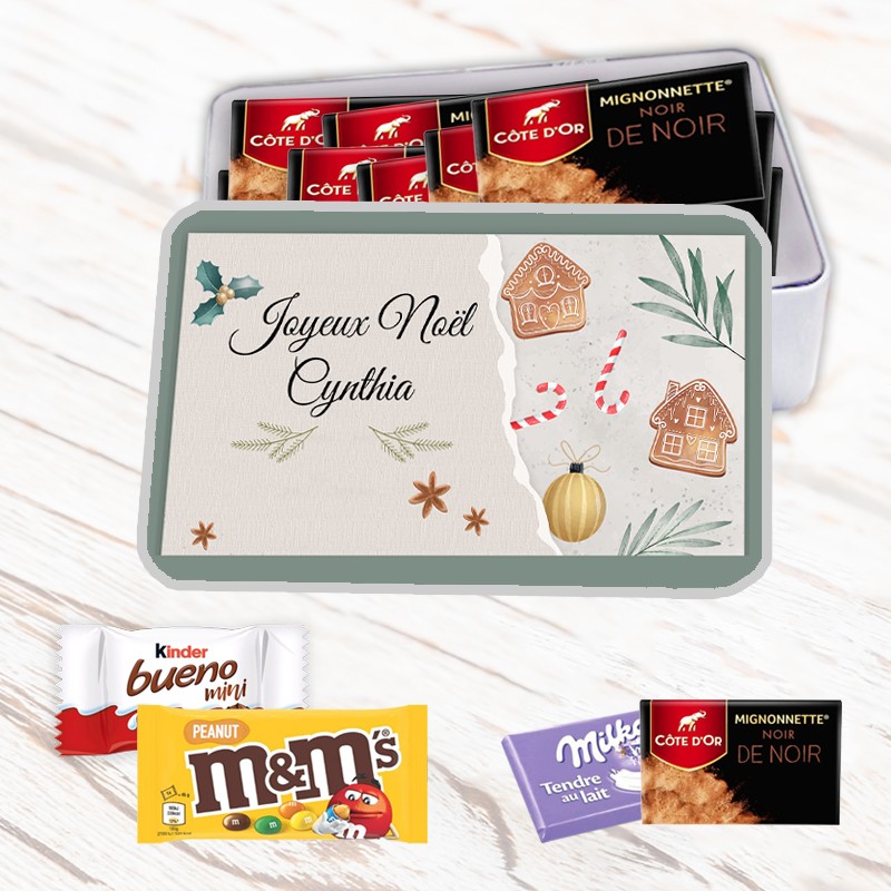 Boite de chocolat personnalisée